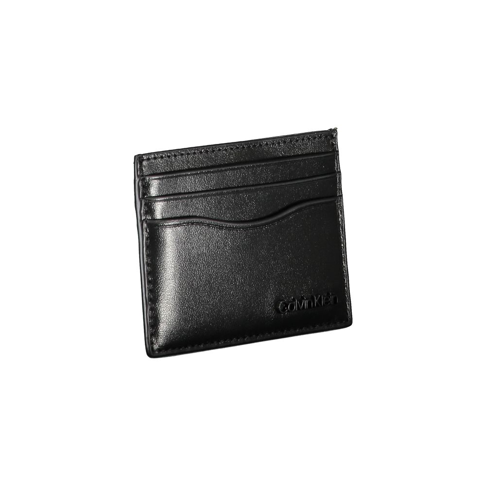 Calvin Klein Black Leather Wallet Calvin Klein