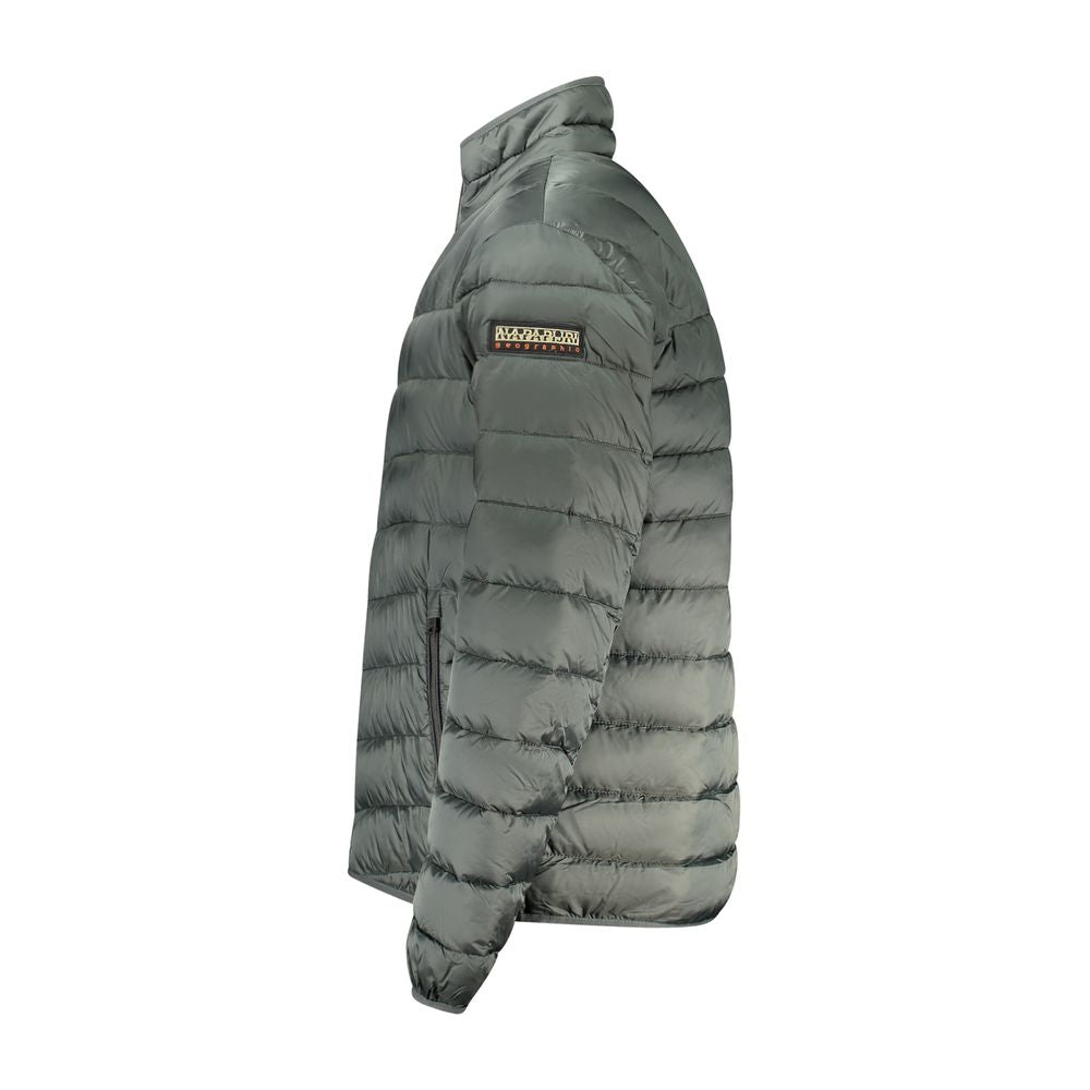 Napapijri Green Polyamide Coat Napapijri