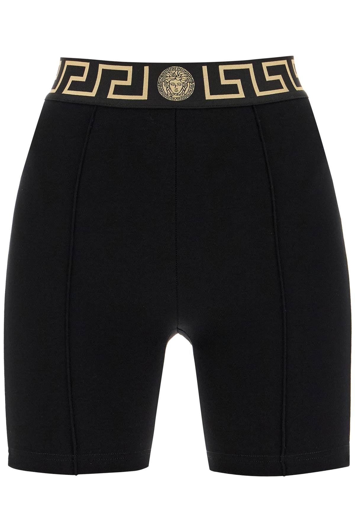 Versace "sporty shorts with greek band Short trousers Versace