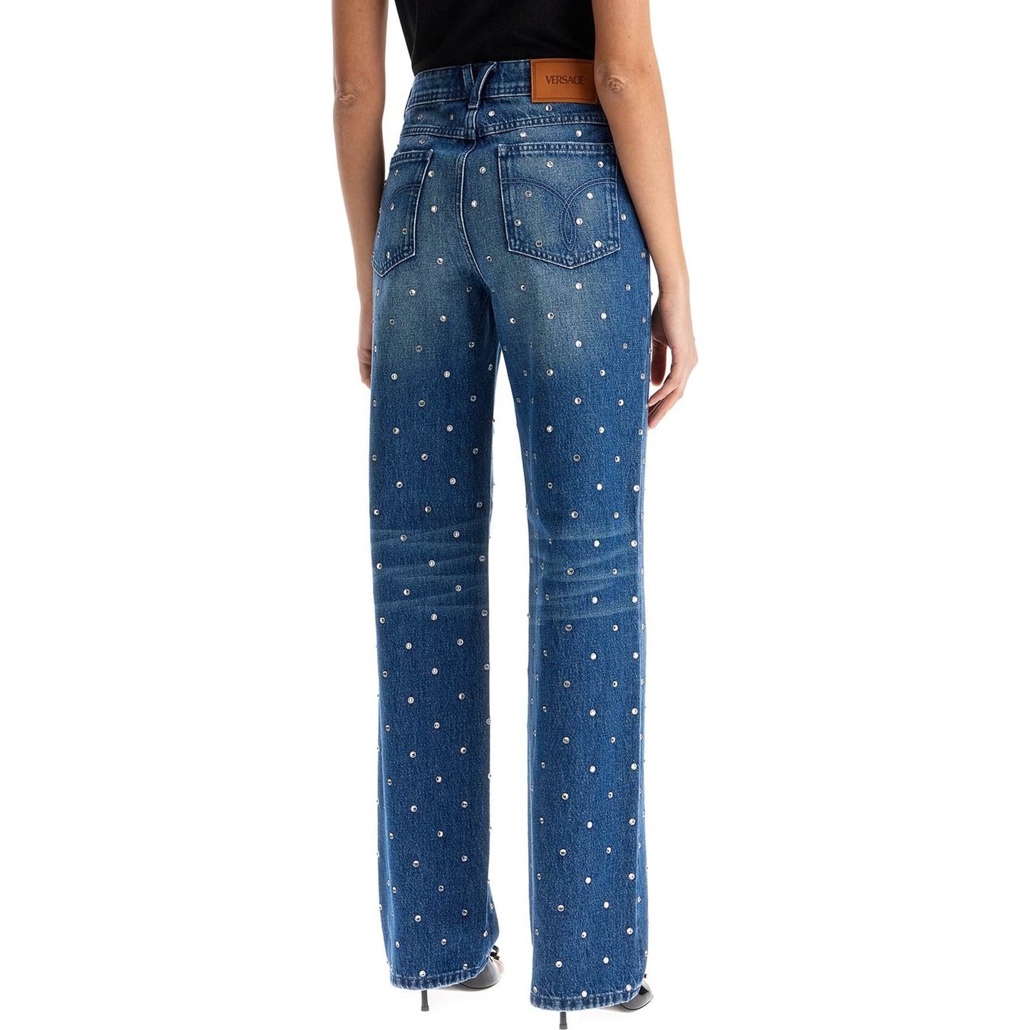 Versace 'starry sky boyfriend jeans Jeans Versace