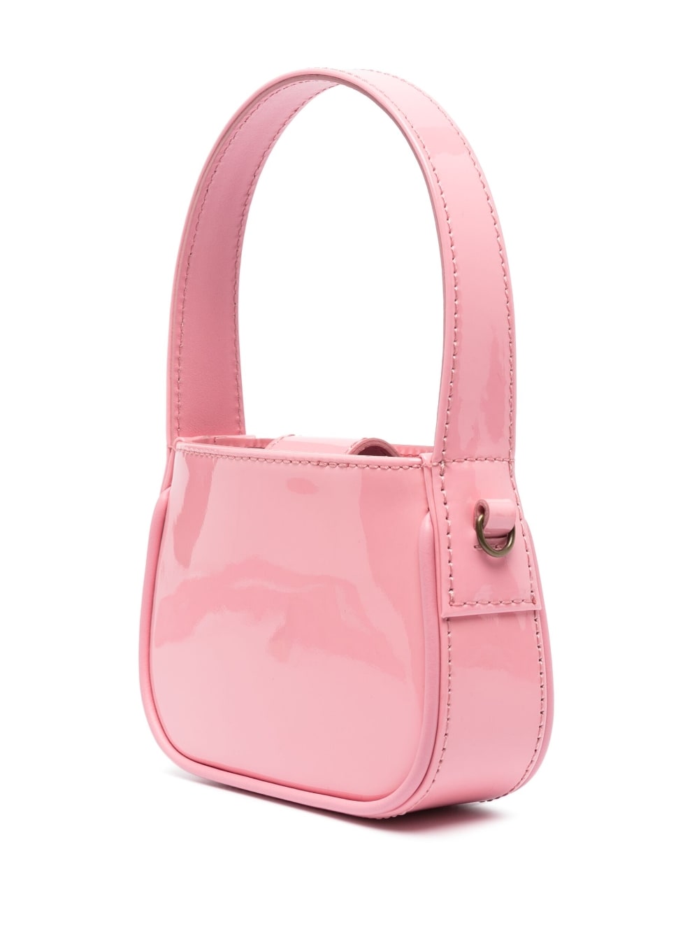 Blumarine crystal-embellished logo tote Bag Pink Handbag Blumarine