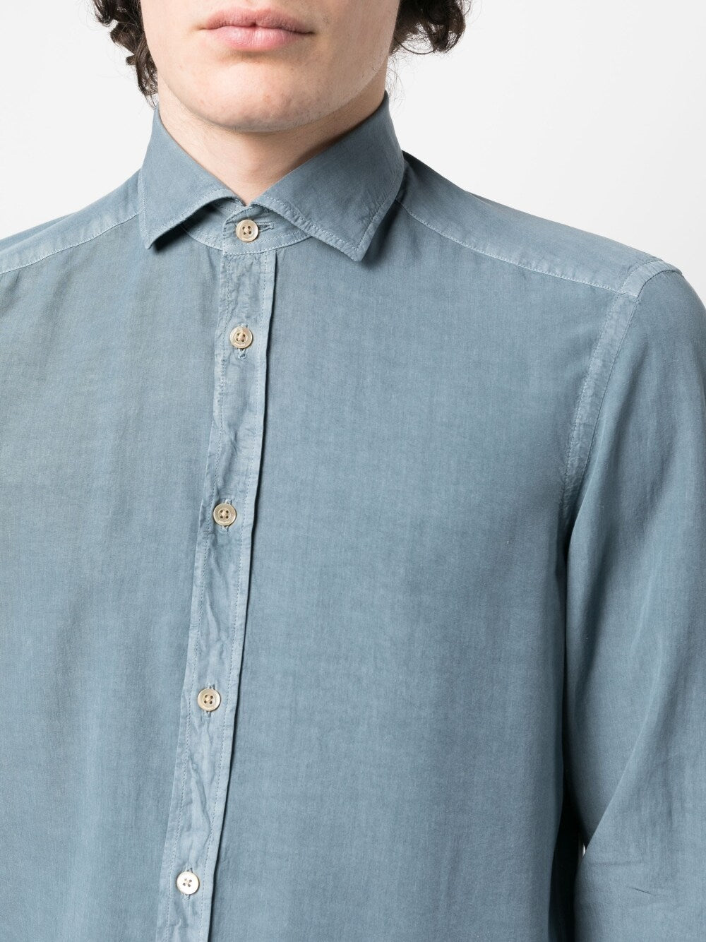 Boglioli Shirts Clear Blue Shirts Boglioli