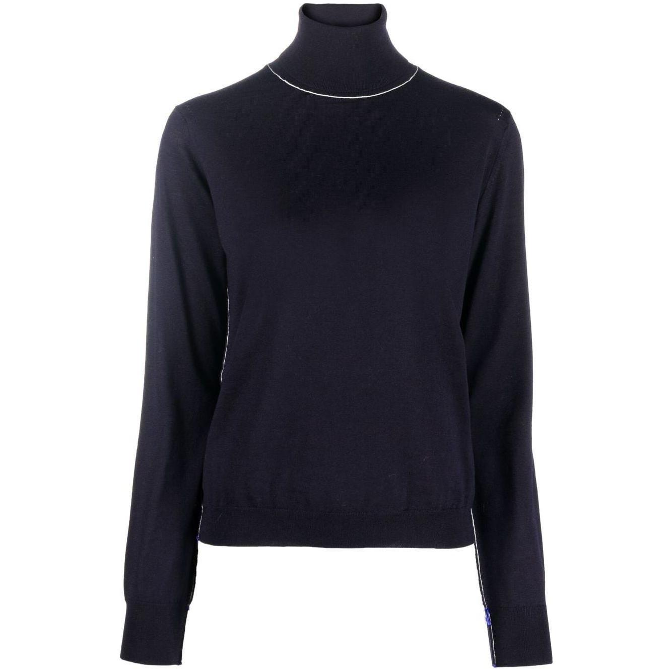 Maison Margiela Sweaters Blue Topwear Maison Margiela