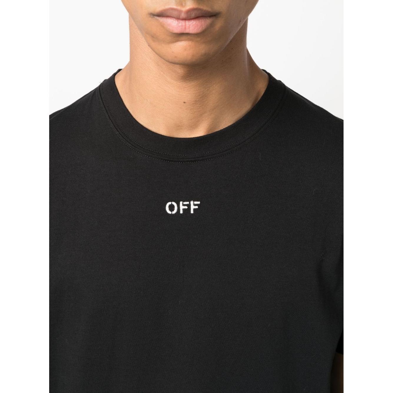 Off-White Men T-shirts Black Topwear Off White