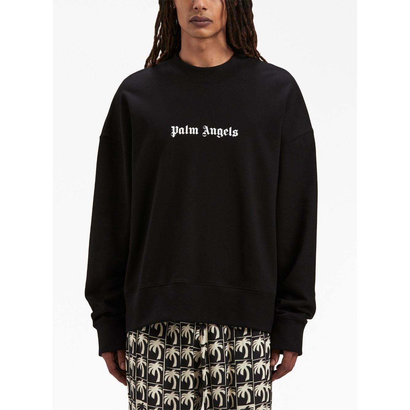 Palm Angels Sweaters Black Topwear Palm Angels