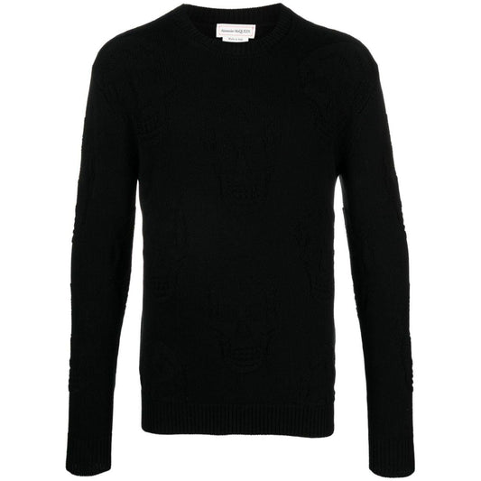 Alexander McQueen Sweaters Black Topwear Alexander Mcqueen