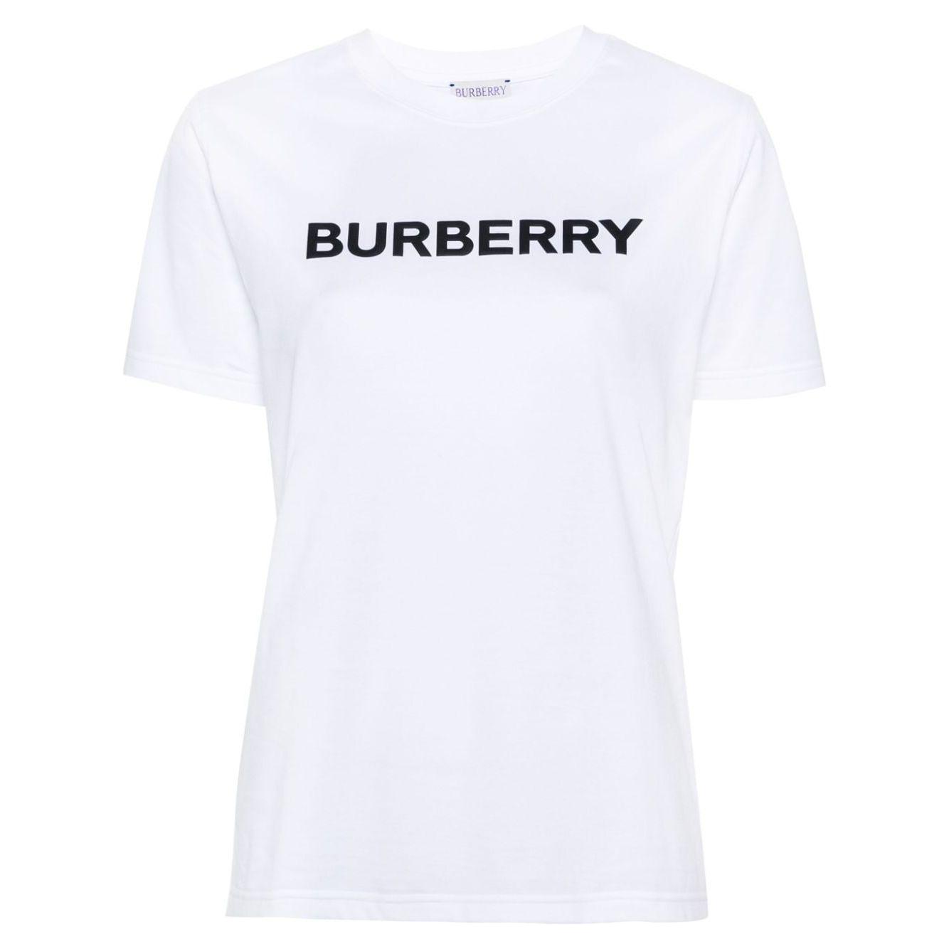 Burberry T-shirts and Polos White Topwear Burberry