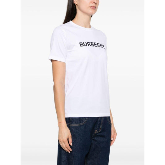 Burberry T-shirts and Polos White Topwear Burberry