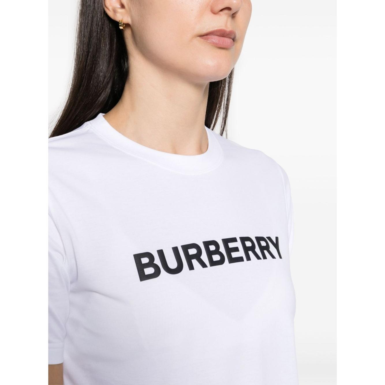 Burberry T-shirts and Polos White Topwear Burberry