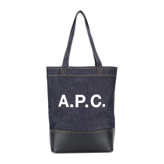 A.P.C. Axel Small tote bag Dark navy Blue Shopper A.P.C.