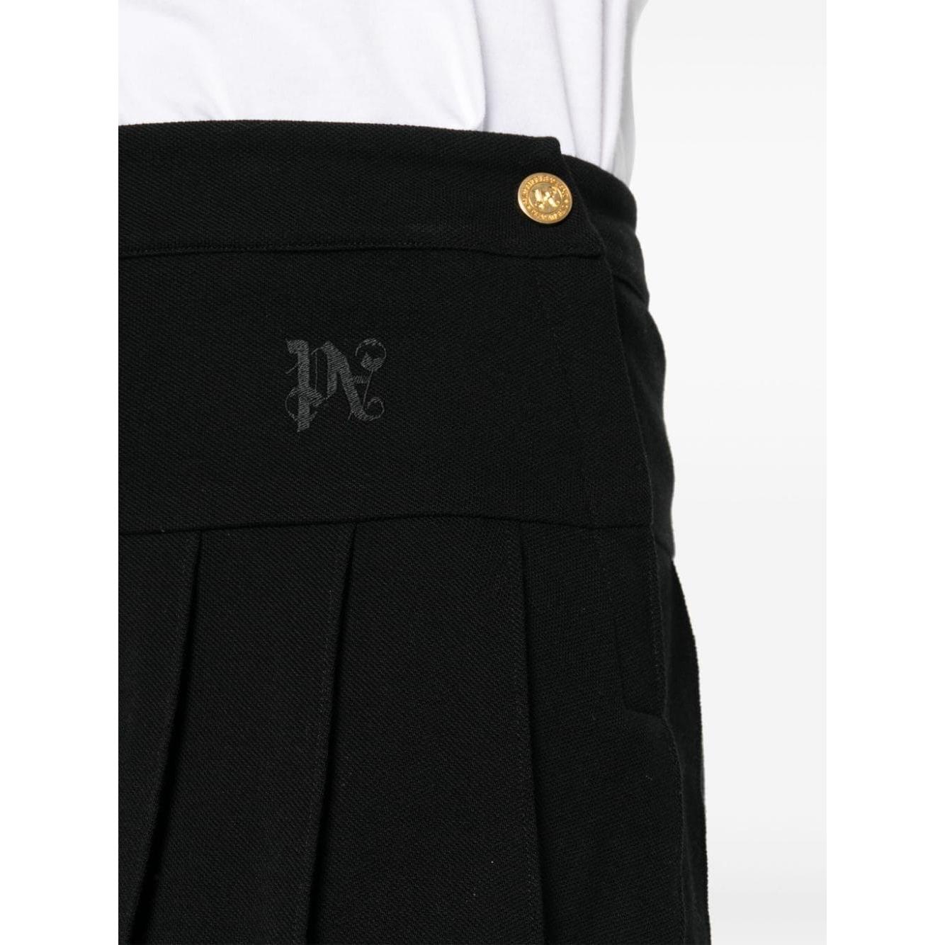 Palm Angels Skirts Black Skirts Palm Angels