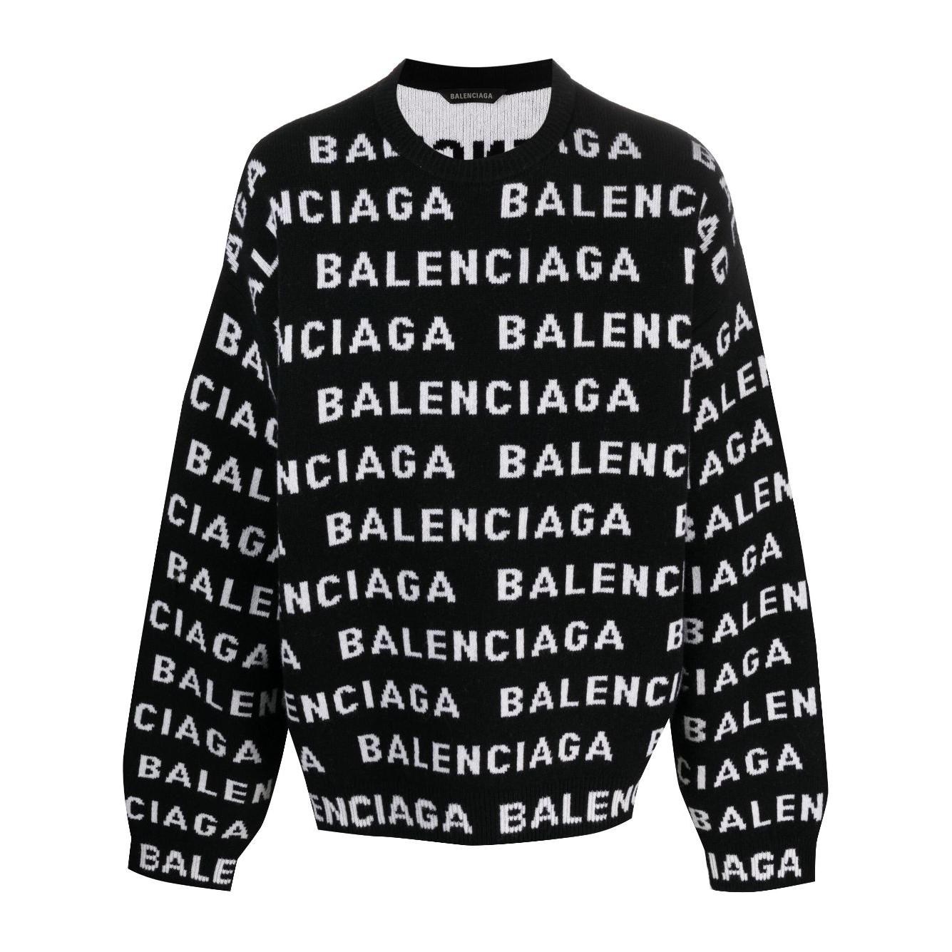 Balenciaga Sweaters Black Topwear Balenciaga