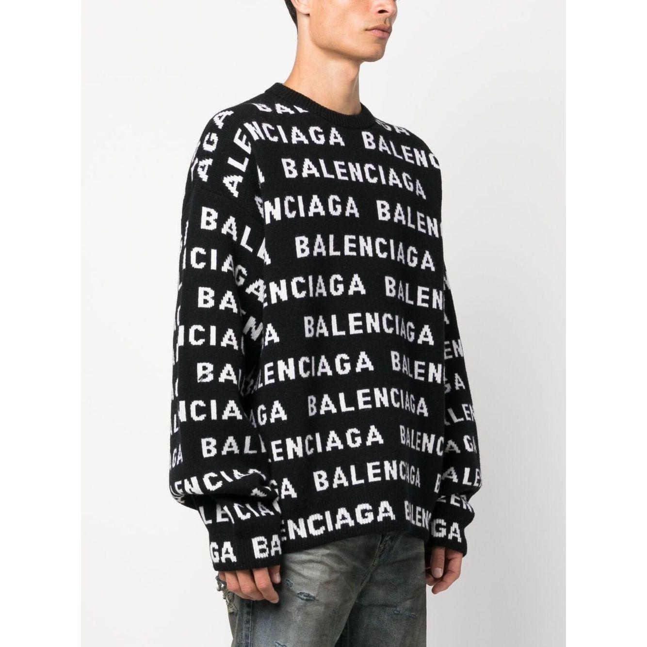 Balenciaga Sweaters Black Topwear Balenciaga