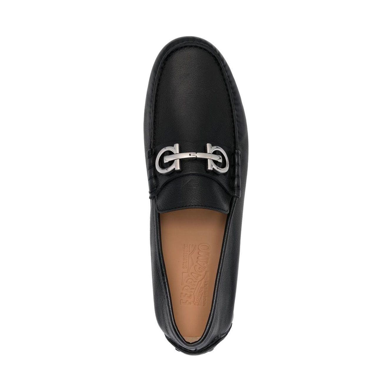 Ferragamo Flat shoes Black Moccasins Ferragamo