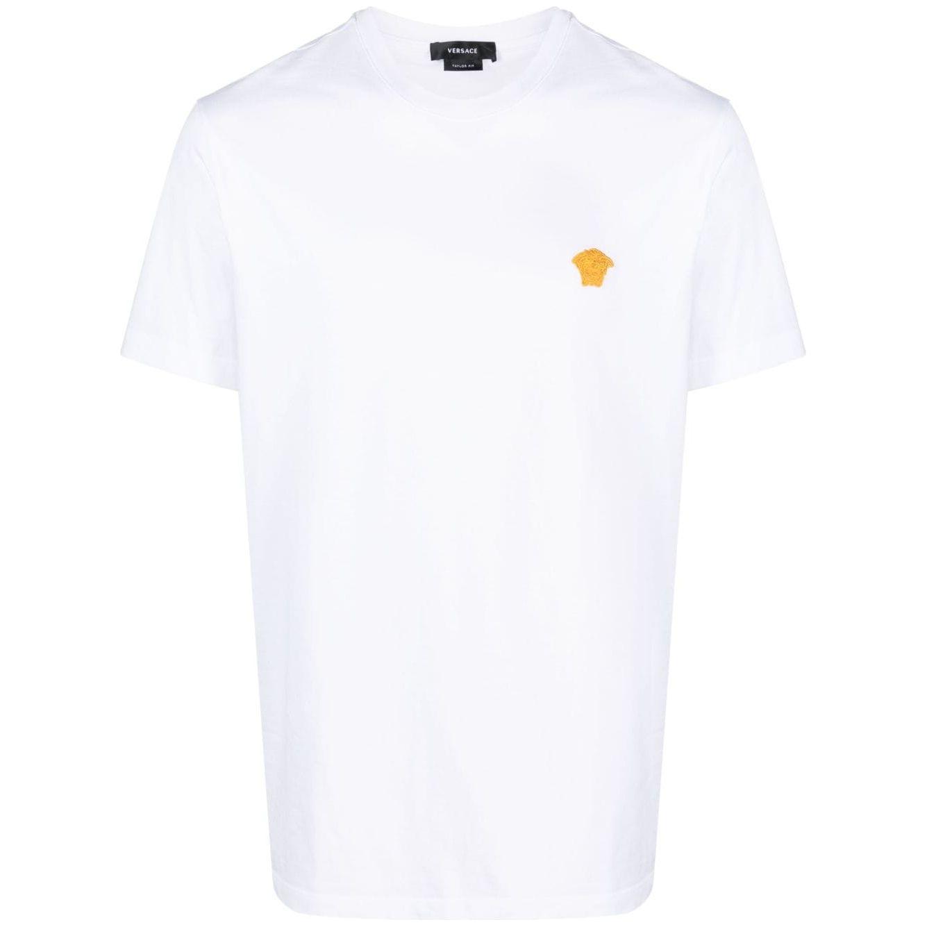 Versace T-shirts and Polos White Topwear Versace