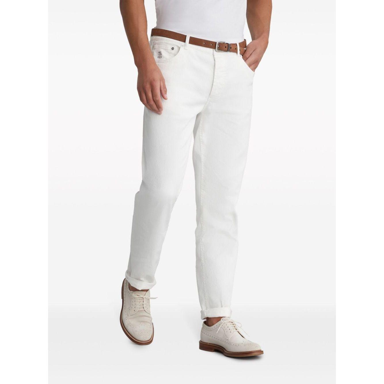 Brunello Cucinelli Jeans White Jeans Brunello Cucinelli