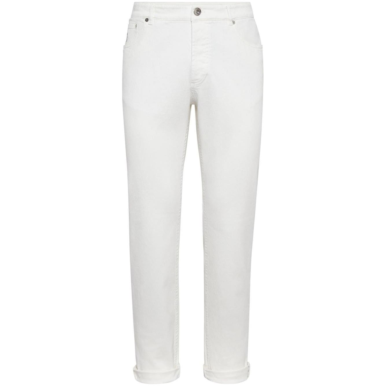 Brunello Cucinelli Jeans White Jeans Brunello Cucinelli