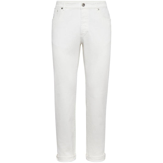 Brunello Cucinelli Jeans White Jeans Brunello Cucinelli