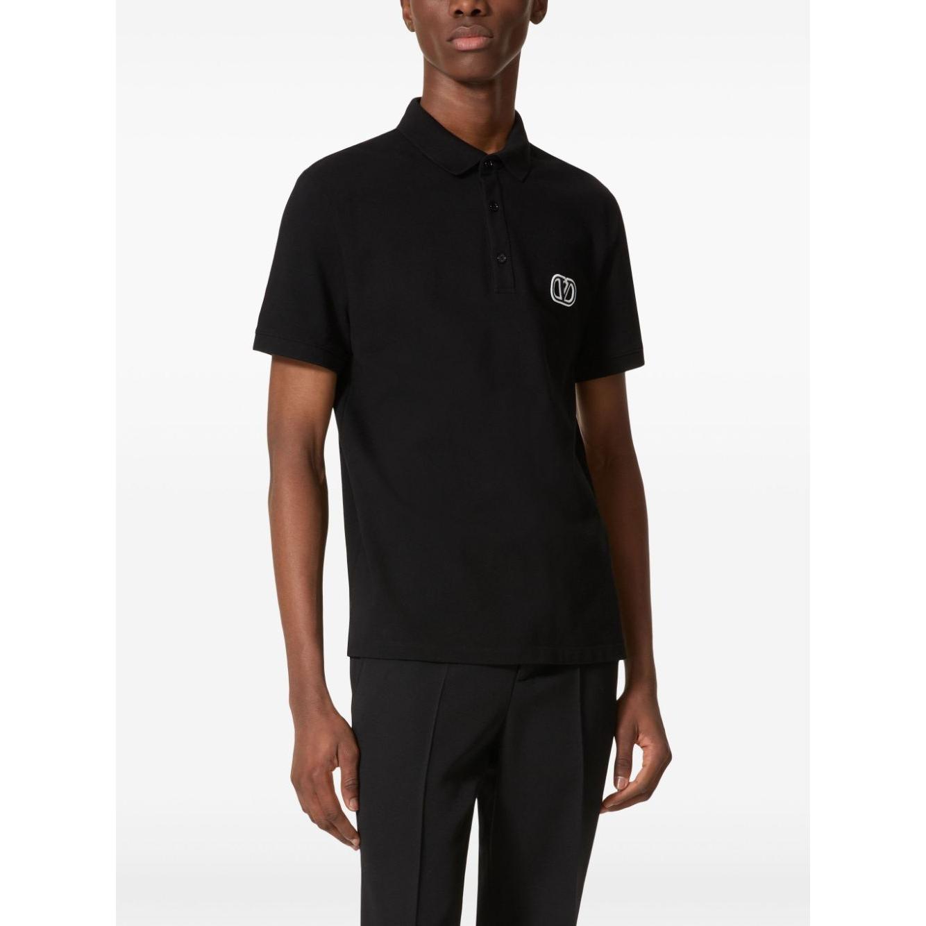 Valentino T-shirts and Polos Black Topwear Valentino