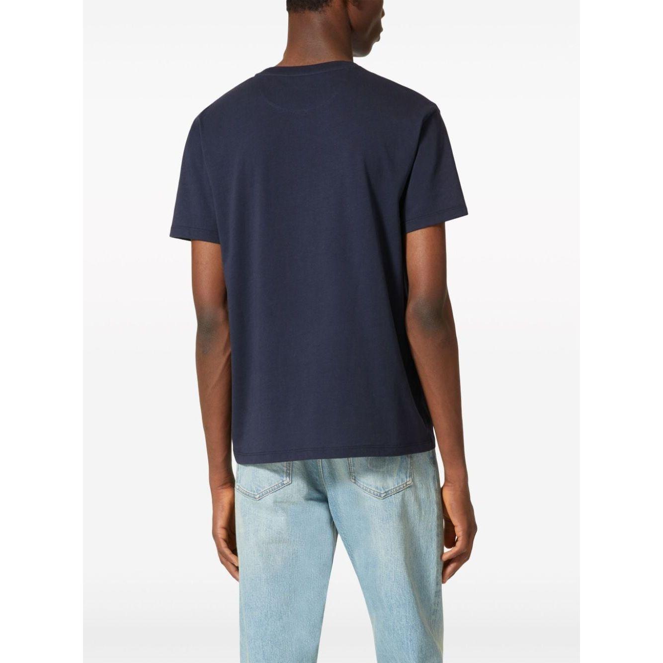 Valentino T-shirts and Polos Blue Topwear Valentino