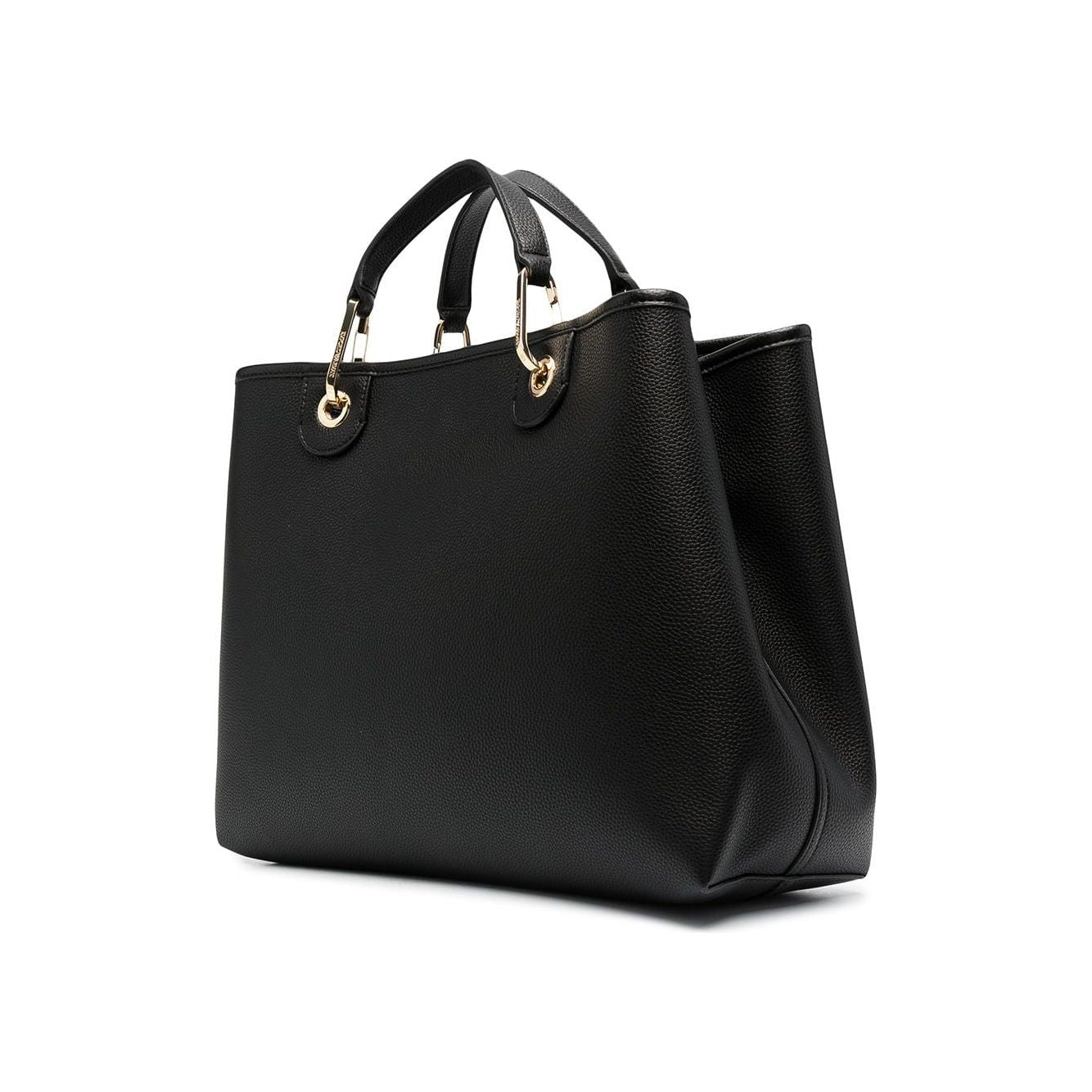 EMPORIO ARMANI CAPSULE Bags.. Black Shopper Emporio Armani