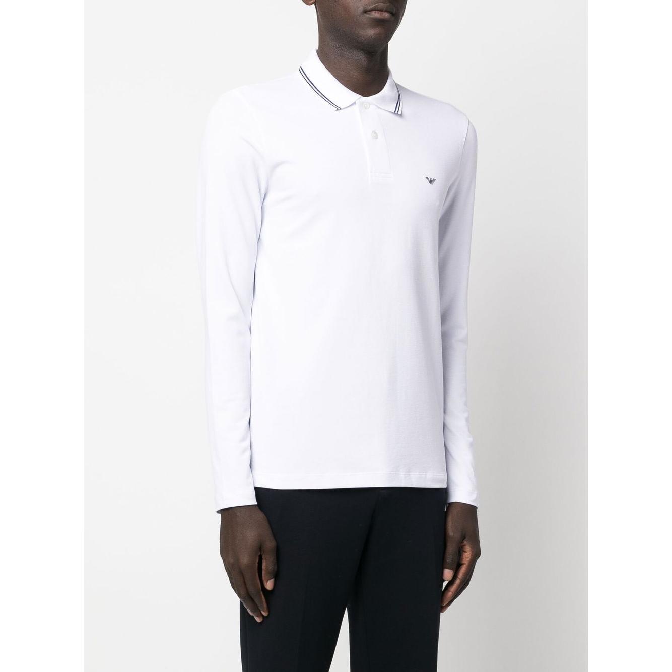 Emporio Armani T-shirts and Polos White Topwear Emporio Armani