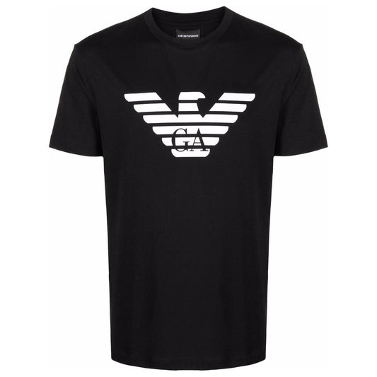 Emporio Armani T-shirts and Polos Black Topwear Emporio Armani