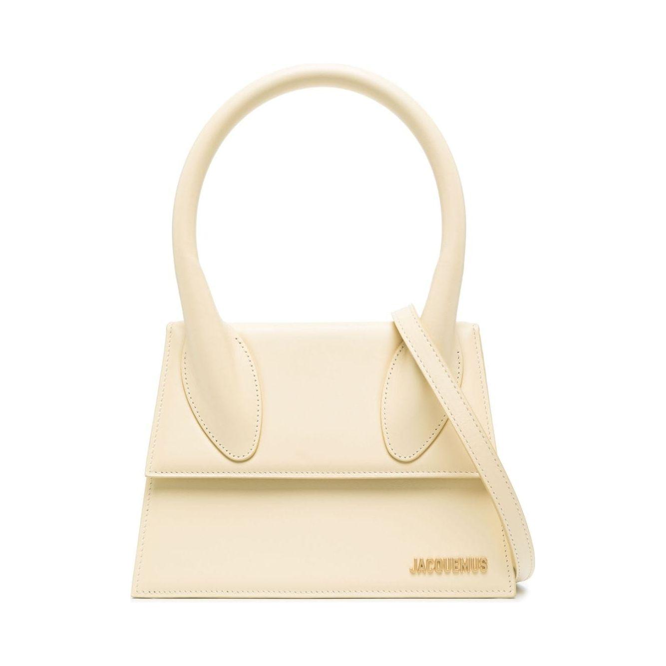 JACQUEMUS Le Grand Chiquito tote Bag Ivory Handbag JACQUEMUS