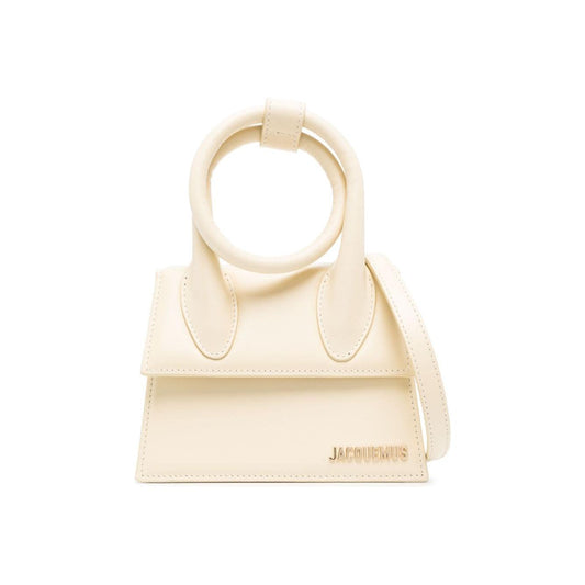 JACQUEMUS Le Chiquito Noeud Bag Ivory