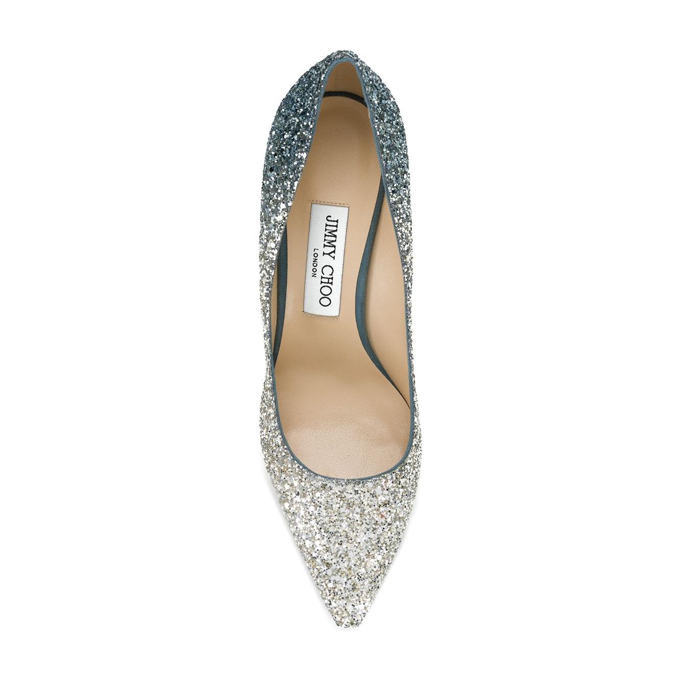 Jimmy Choo With Heel Silver High Heel Jimmy Choo