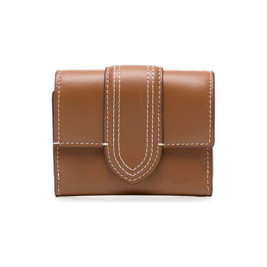 JACQUEMUS Wallets Leather Brown Wallets JACQUEMUS