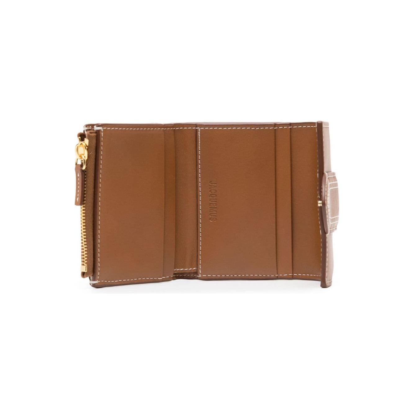 JACQUEMUS Wallets Leather Brown Wallets JACQUEMUS