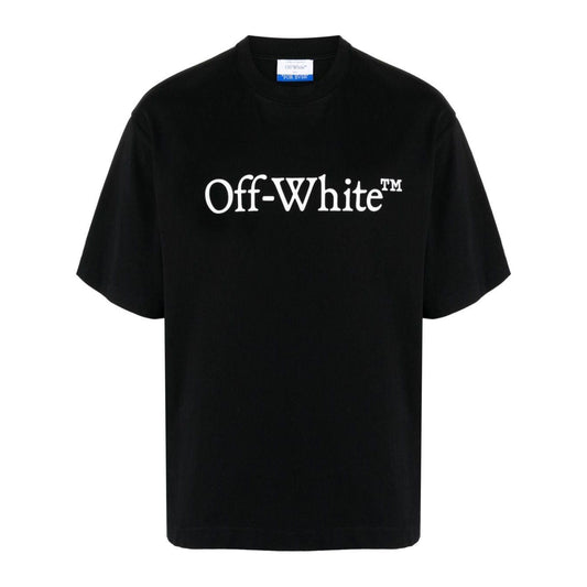 Off White T-shirts and Polos Black Topwear Off White