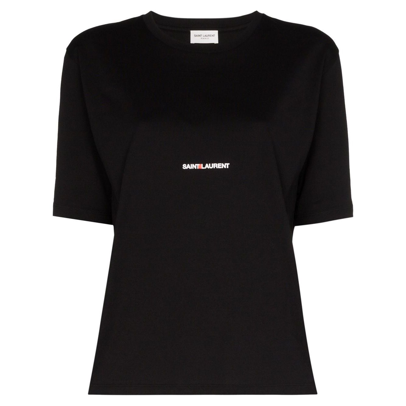 Saint Laurent  T-shirts and Polos Black Topwear Saint Laurent