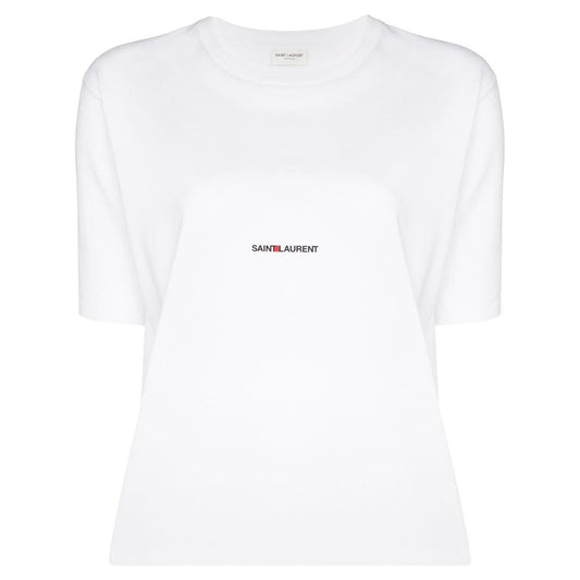 Saint Laurent  T-shirts and Polos White Topwear Saint Laurent