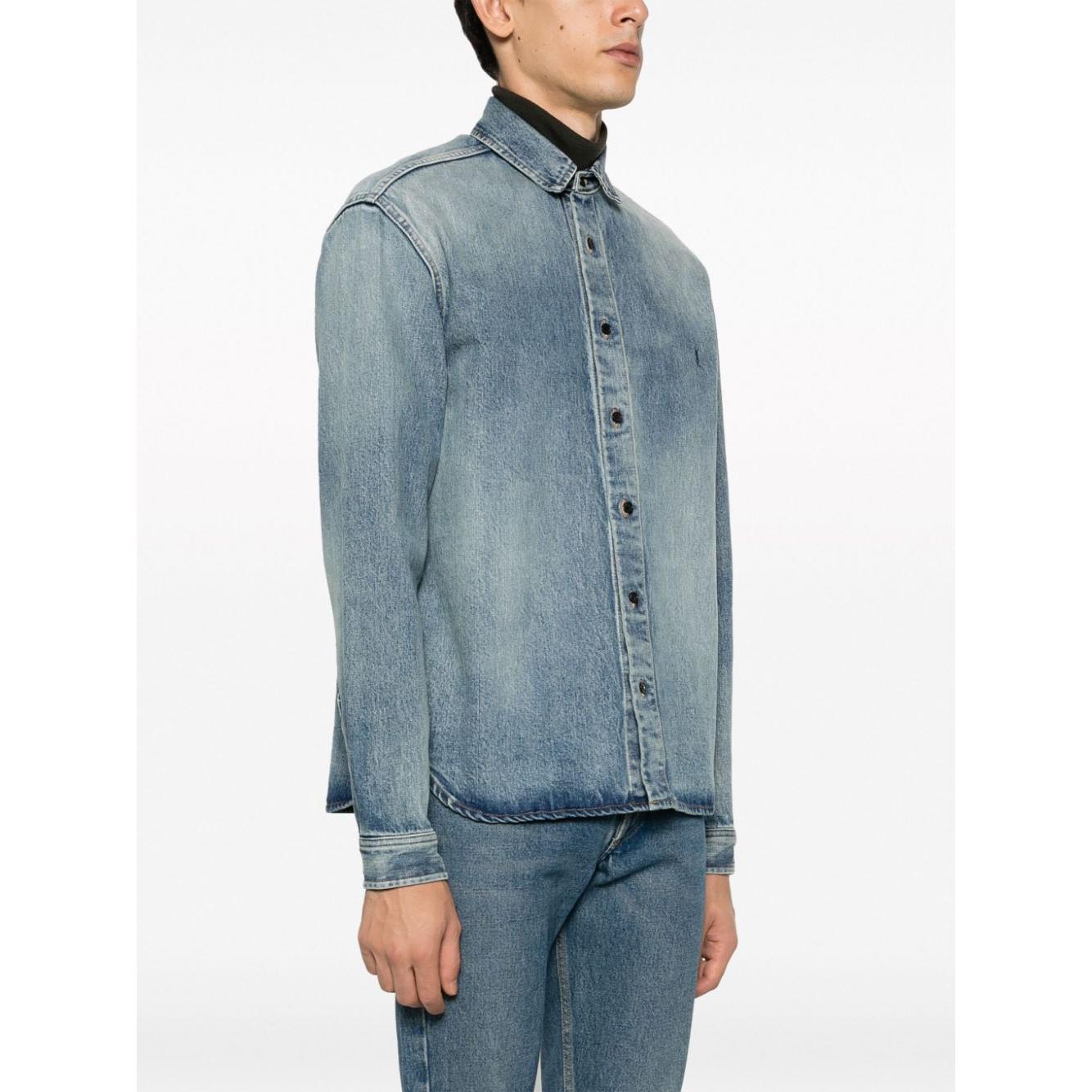 Saint Laurent  Shirts Clear Blue Shirts Saint Laurent