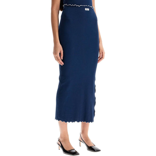 Rotate midi skirt with contrasting hemline Skirts Rotate