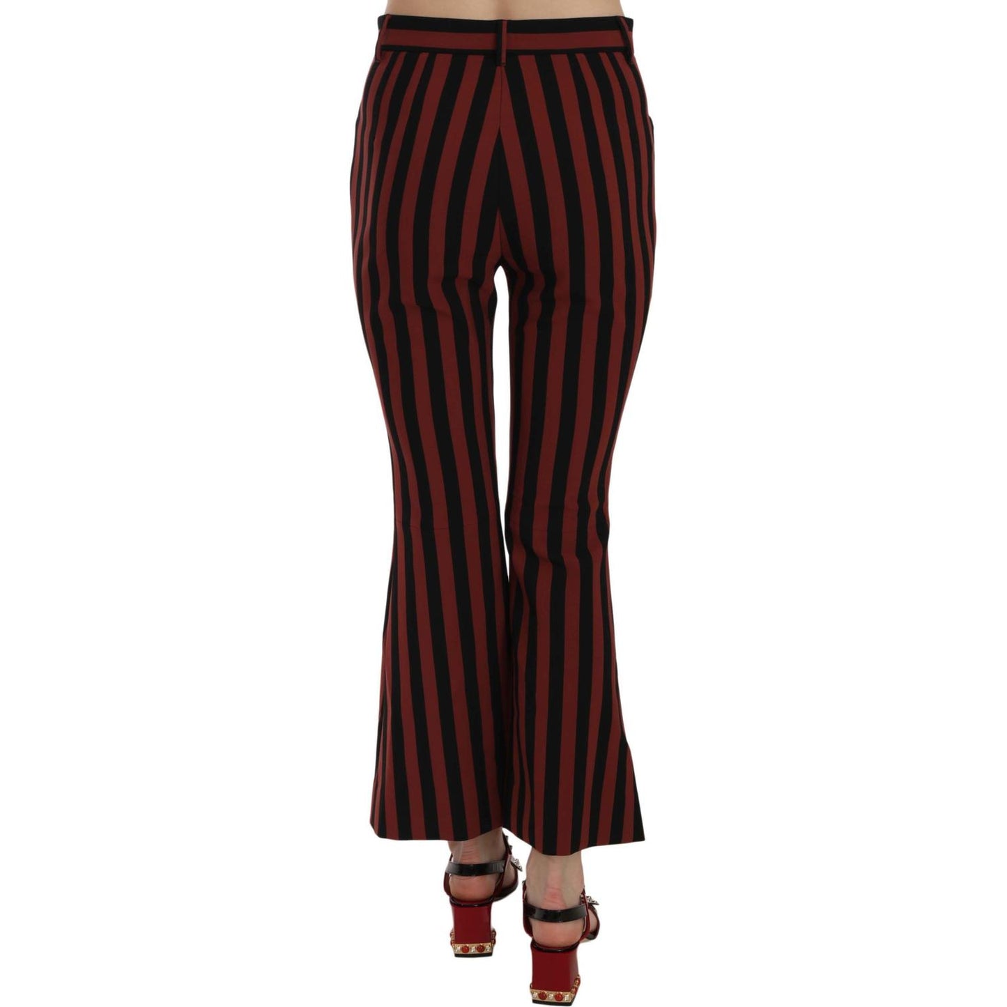 Dolce & Gabbana Elegant Cropped Flared Trousers Dolce & Gabbana