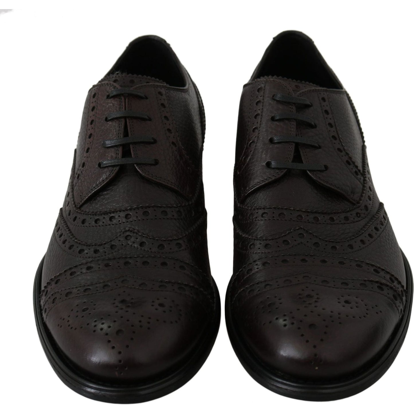 Dolce & Gabbana Elegant Mens Leather Derby Dress Shoes Dolce & Gabbana