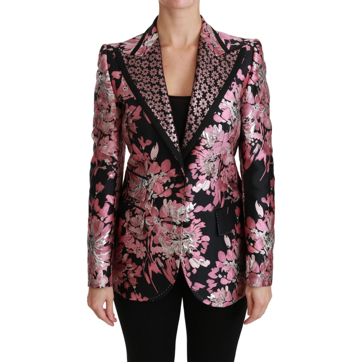 Dolce & Gabbana Elegant Floral Jacquard Blazer Dolce & Gabbana