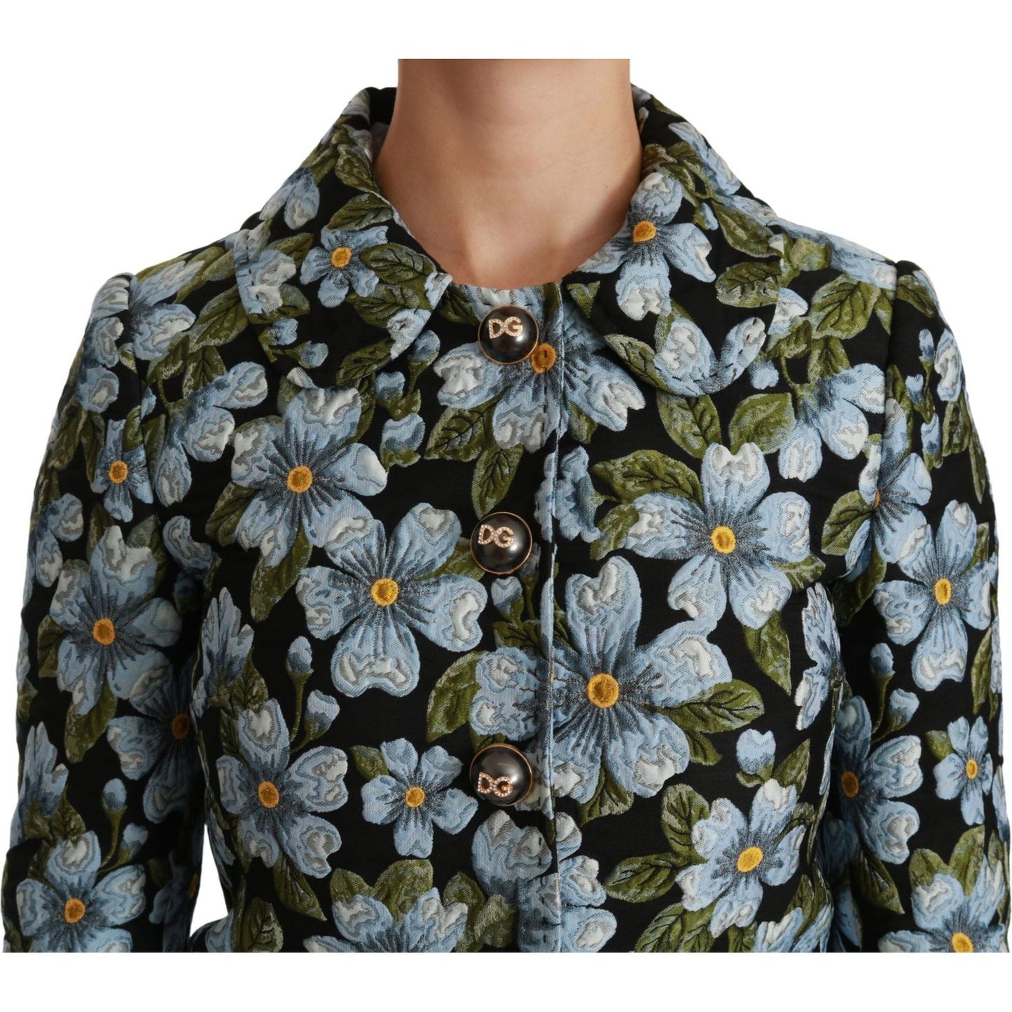 Dolce & Gabbana Elegant Floral Brocade Blazer Coat Jacket Dolce & Gabbana