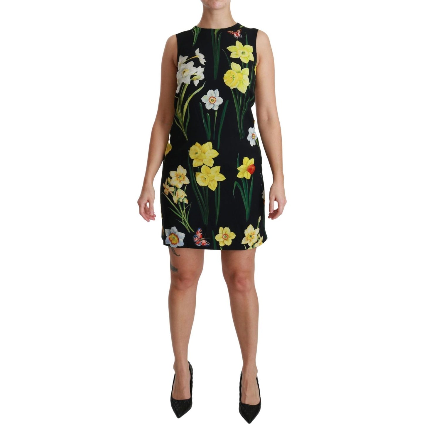 Dolce & Gabbana Floral Sheath Mini Dress - Elegance Redefined Dolce & Gabbana