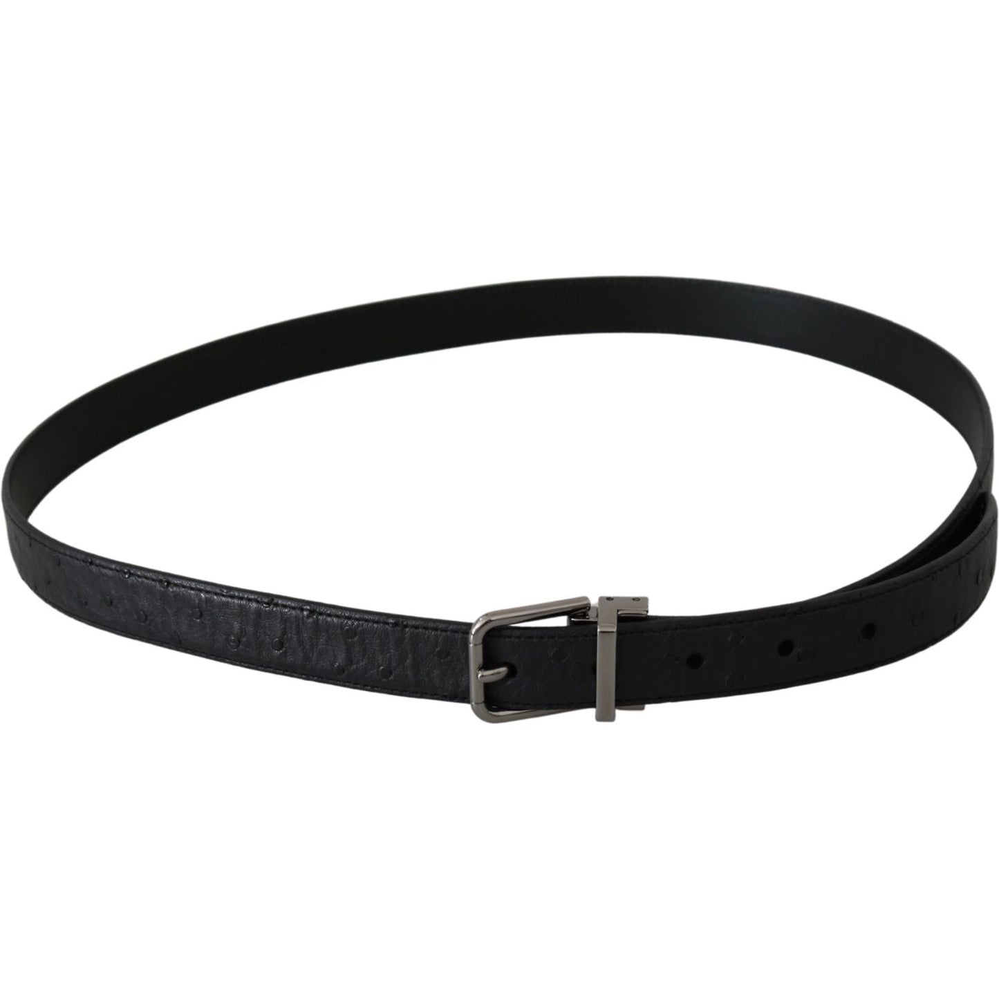 Dolce & Gabbana Elegant Exotic Skin Designer Belt Belt Dolce & Gabbana