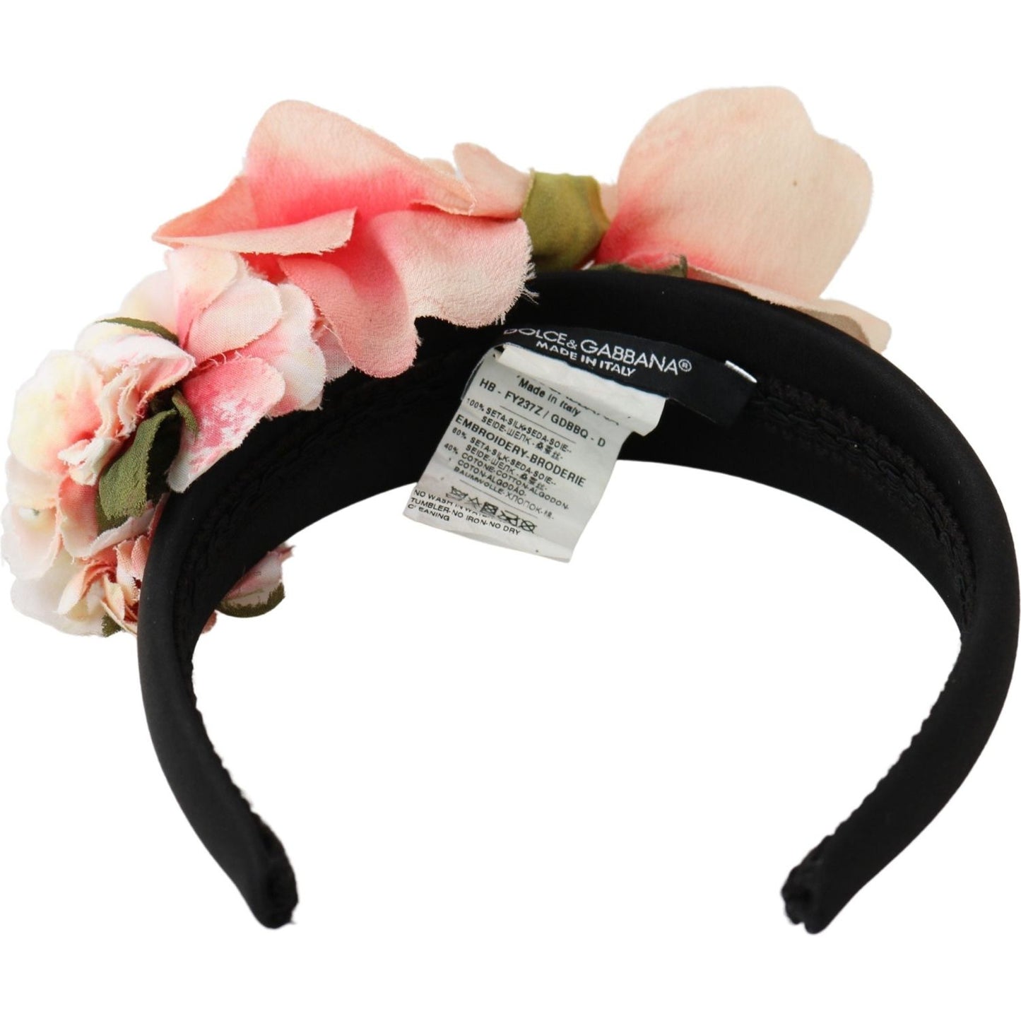 Dolce & Gabbana Elegant Silk Designer Headband Tiara Dolce & Gabbana