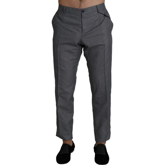 Dolce & Gabbana Gray Formal Dress Trouser Slim Fit Pants Dolce & Gabbana