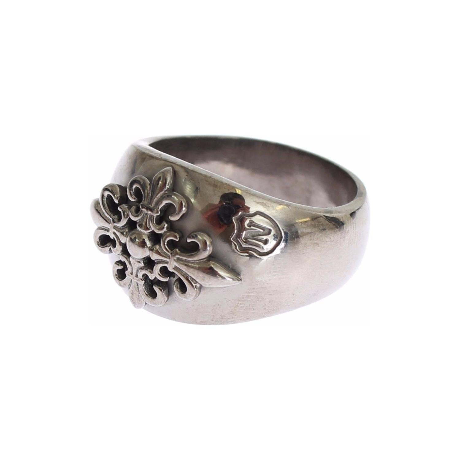 Nialaya Silver 925 Sterling Authentic  Crest Ring