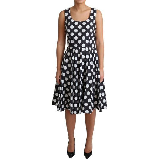 Dolce & Gabbana Polka Dot Sleeveless A-Line Dress Dolce & Gabbana