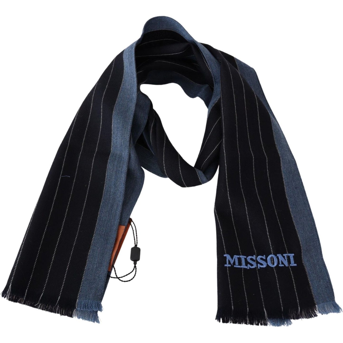 Missoni Chic Striped Wool-Silk Unisex Scarf Missoni