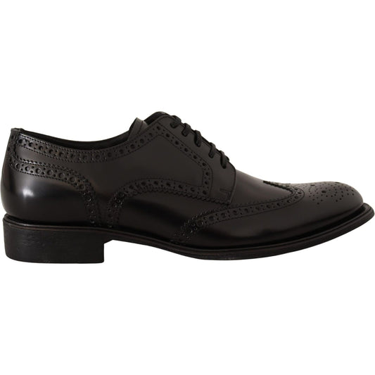 Dolce & Gabbana Elegant Wingtip Derby Oxford Shoes Dolce & Gabbana