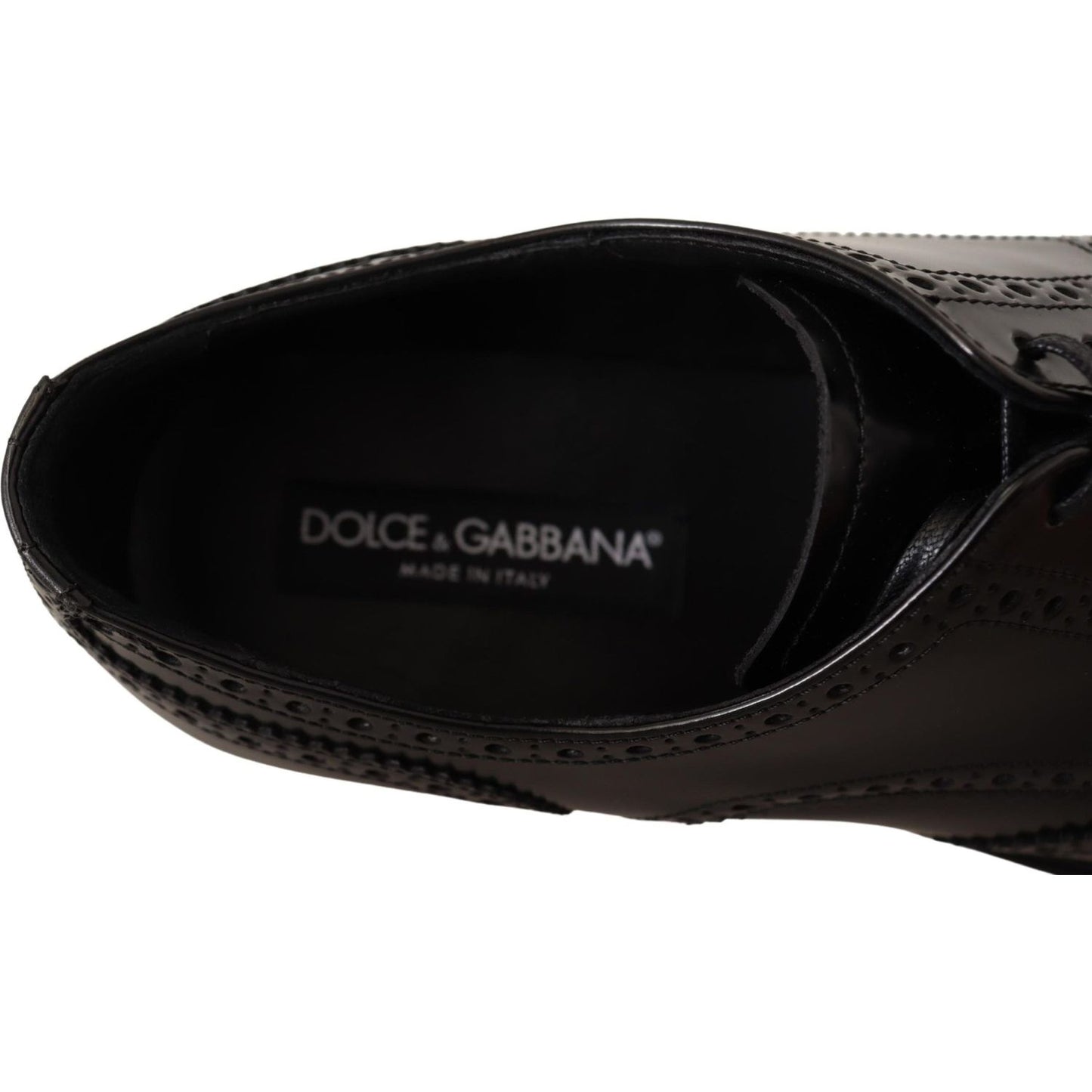 Dolce & Gabbana Elegant Wingtip Derby Oxford Shoes Dolce & Gabbana